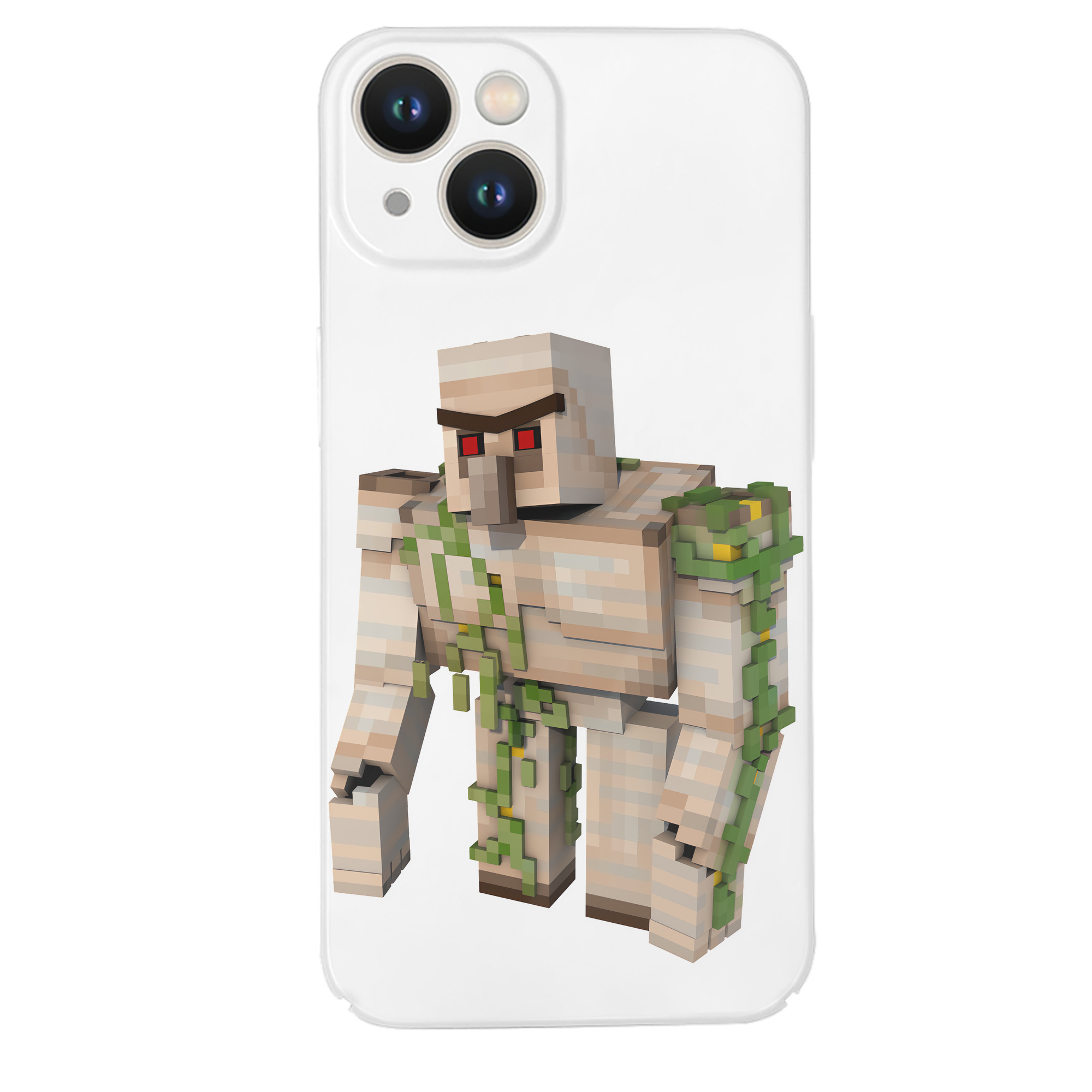 （画像用） マインクラフト ブロックの世界 Minecraft MC Block world 【iPhone 14シリーズ対応】ハードケース
